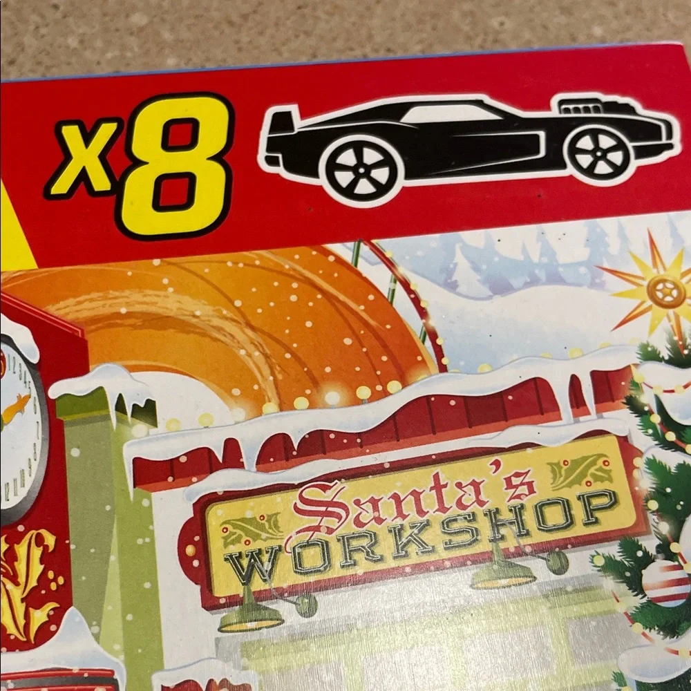 Hot Wheels Holiday Advent Toy Car Set - 24-Day Countdown